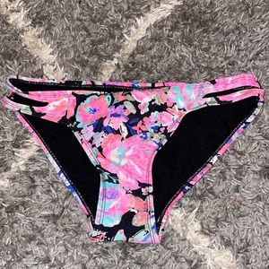Flower swimsuit bottoms.